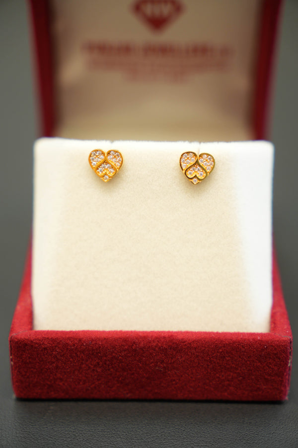 Classic clover stud earrings