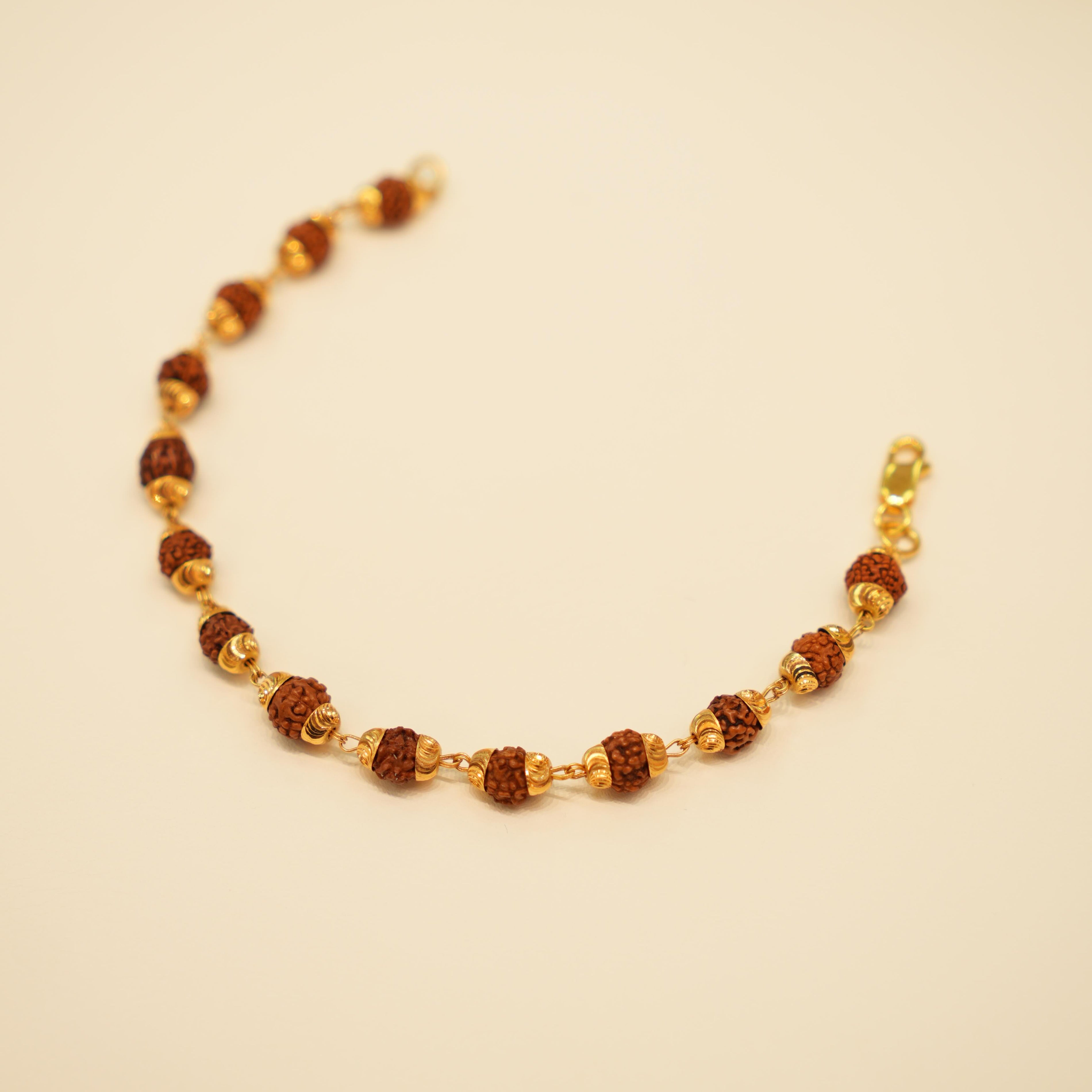 Natural rudraksha bracelet