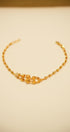 Classic beaded gold bracelet