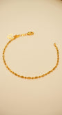 Gold beaded bracelet
