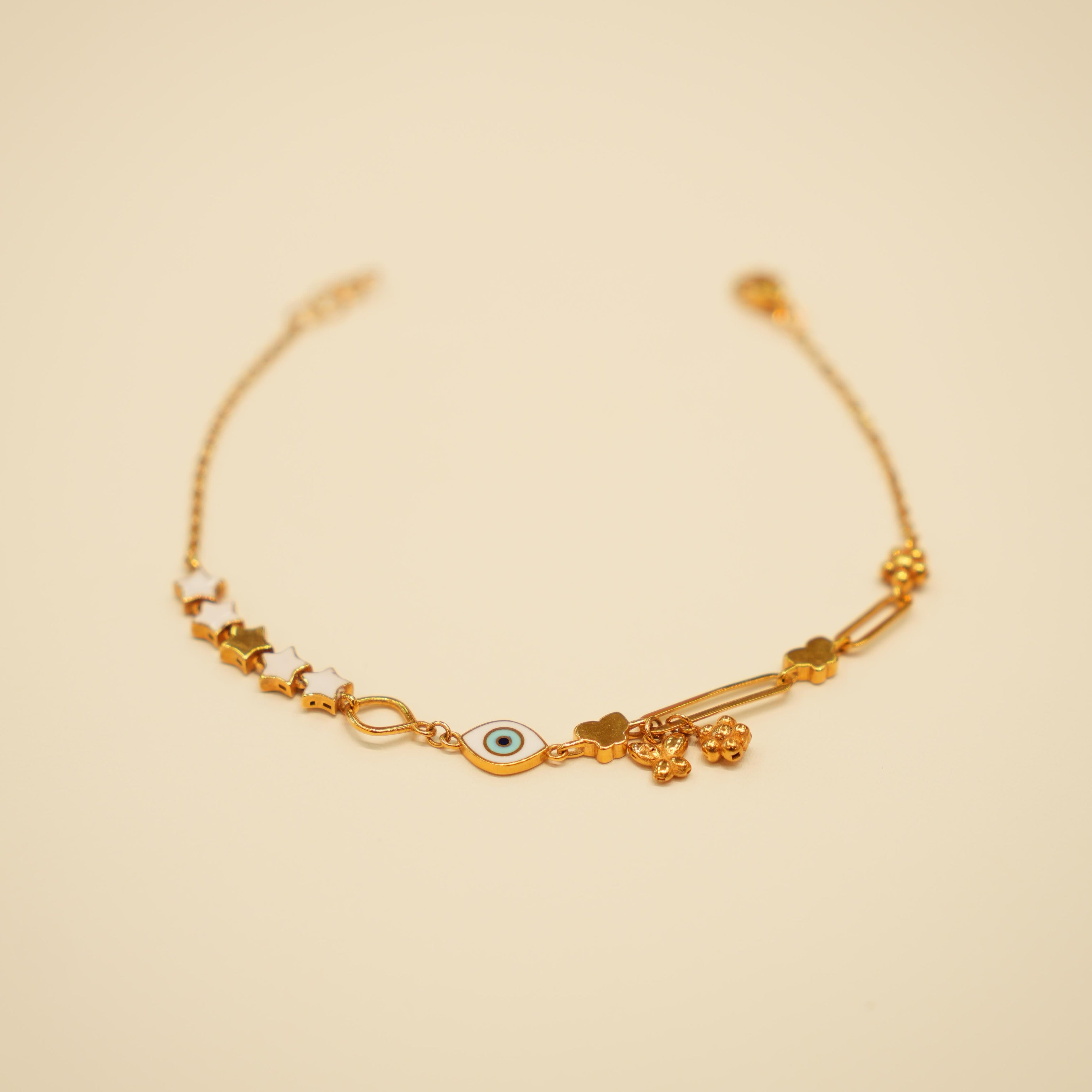 22K Gold Ladies Bracelet