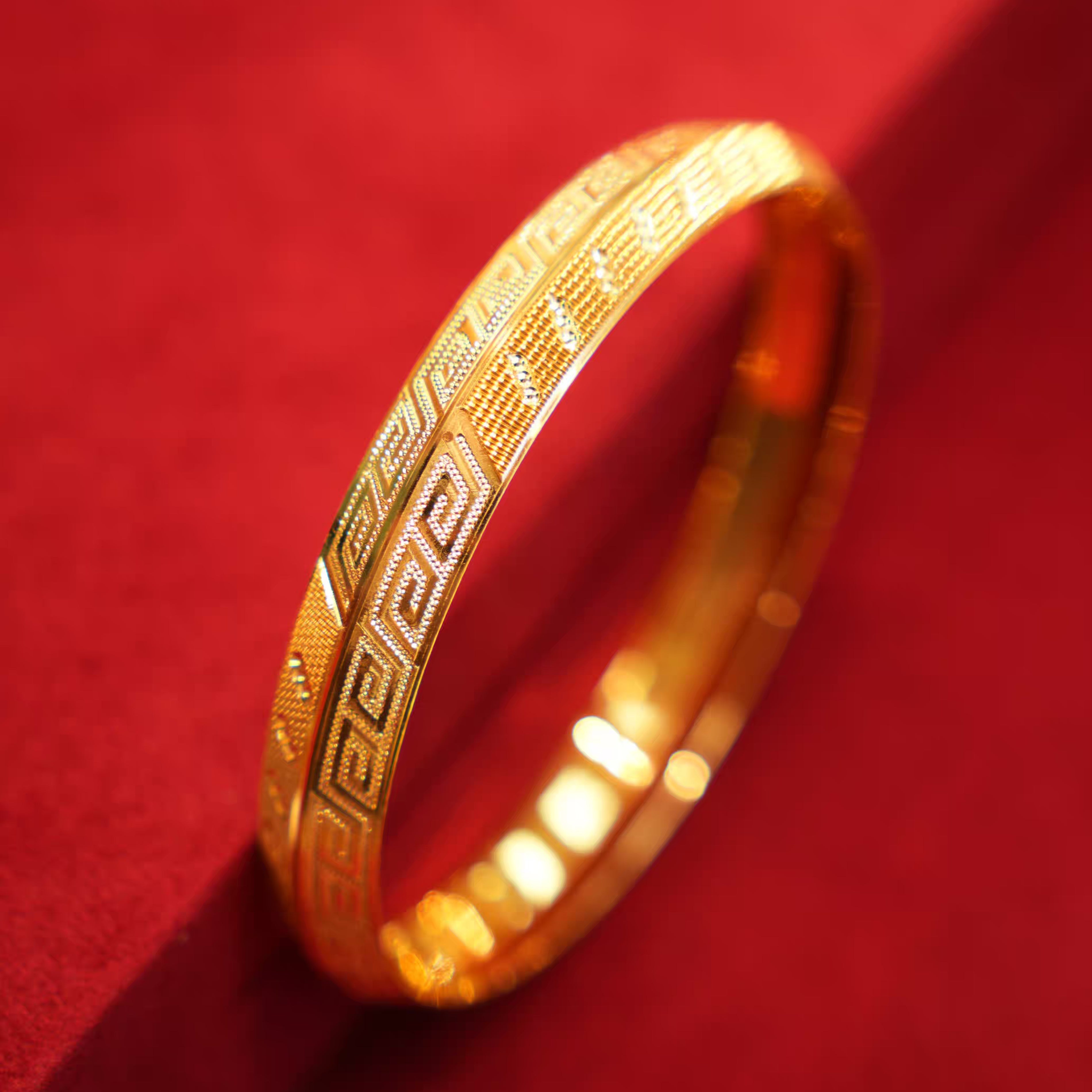 22K Gold Men's Kara
