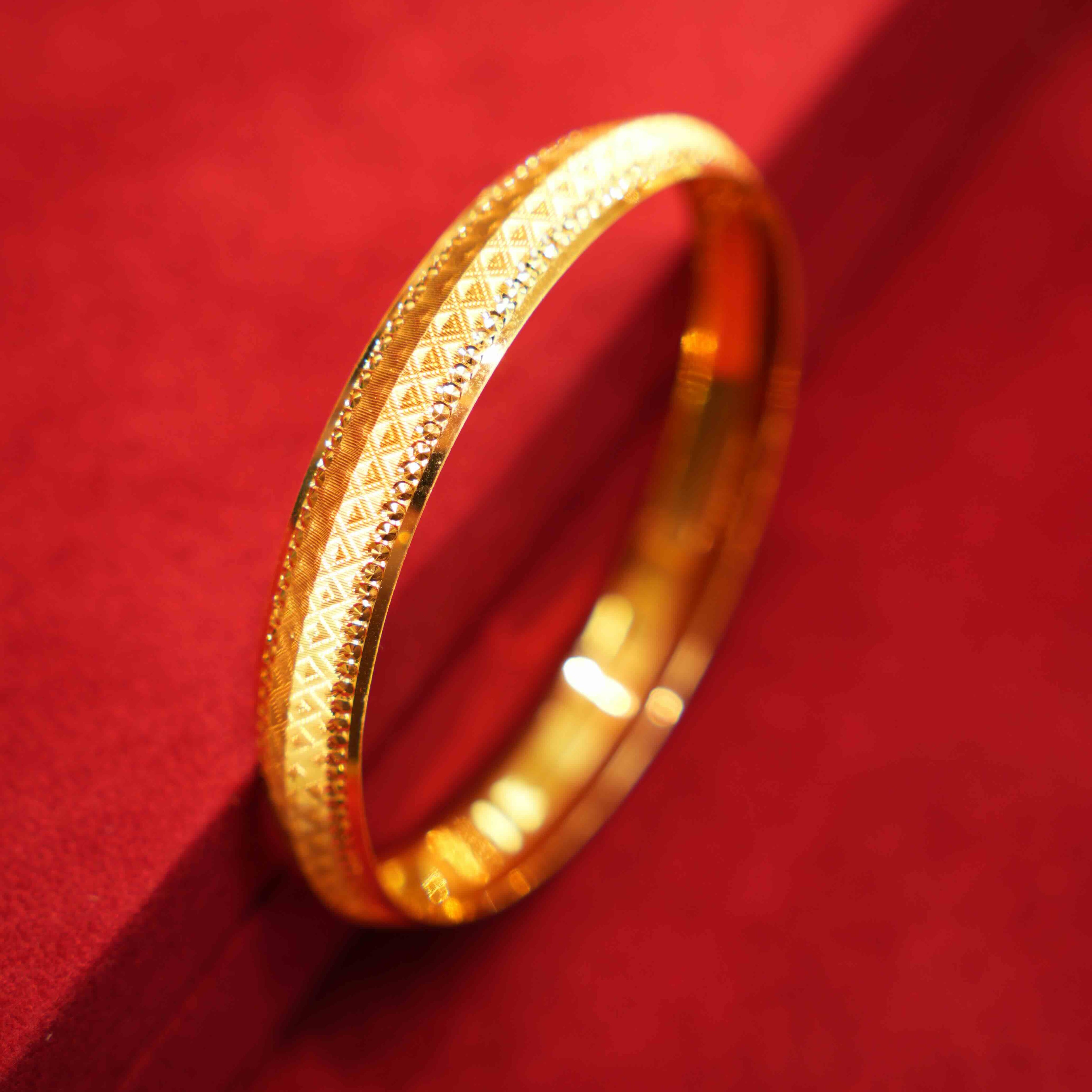 22K Gold Men's Kara