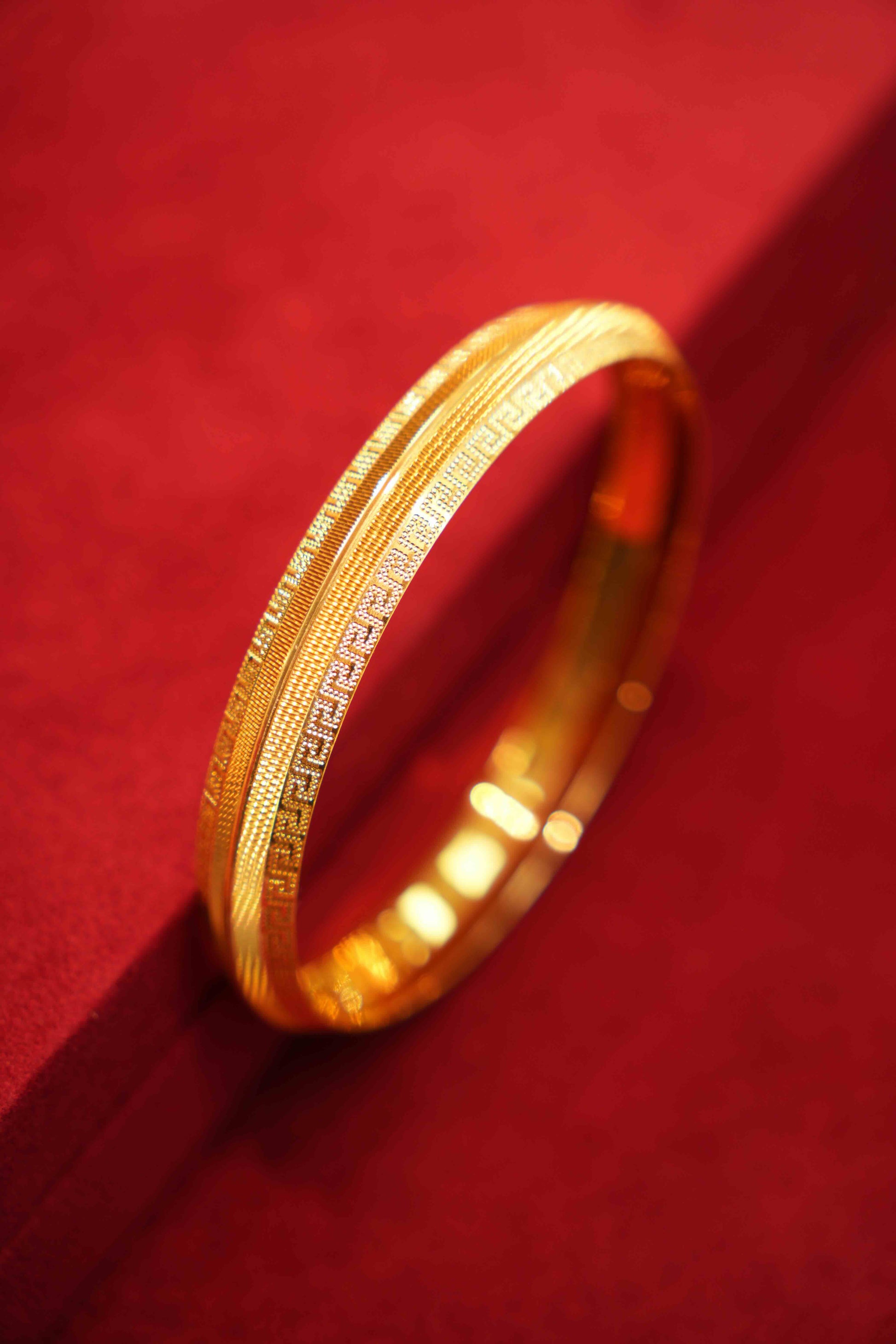 22K Gold Men's Kara