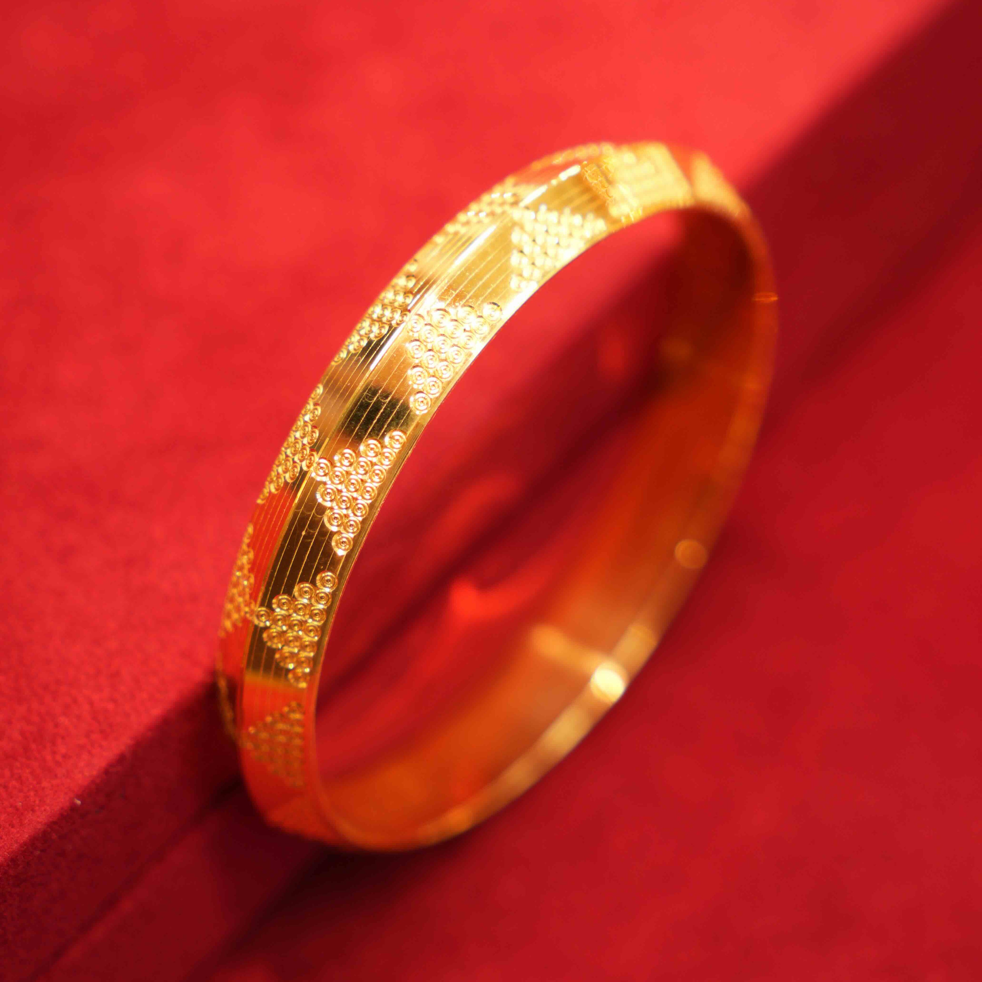 22K Gold Men's Kara