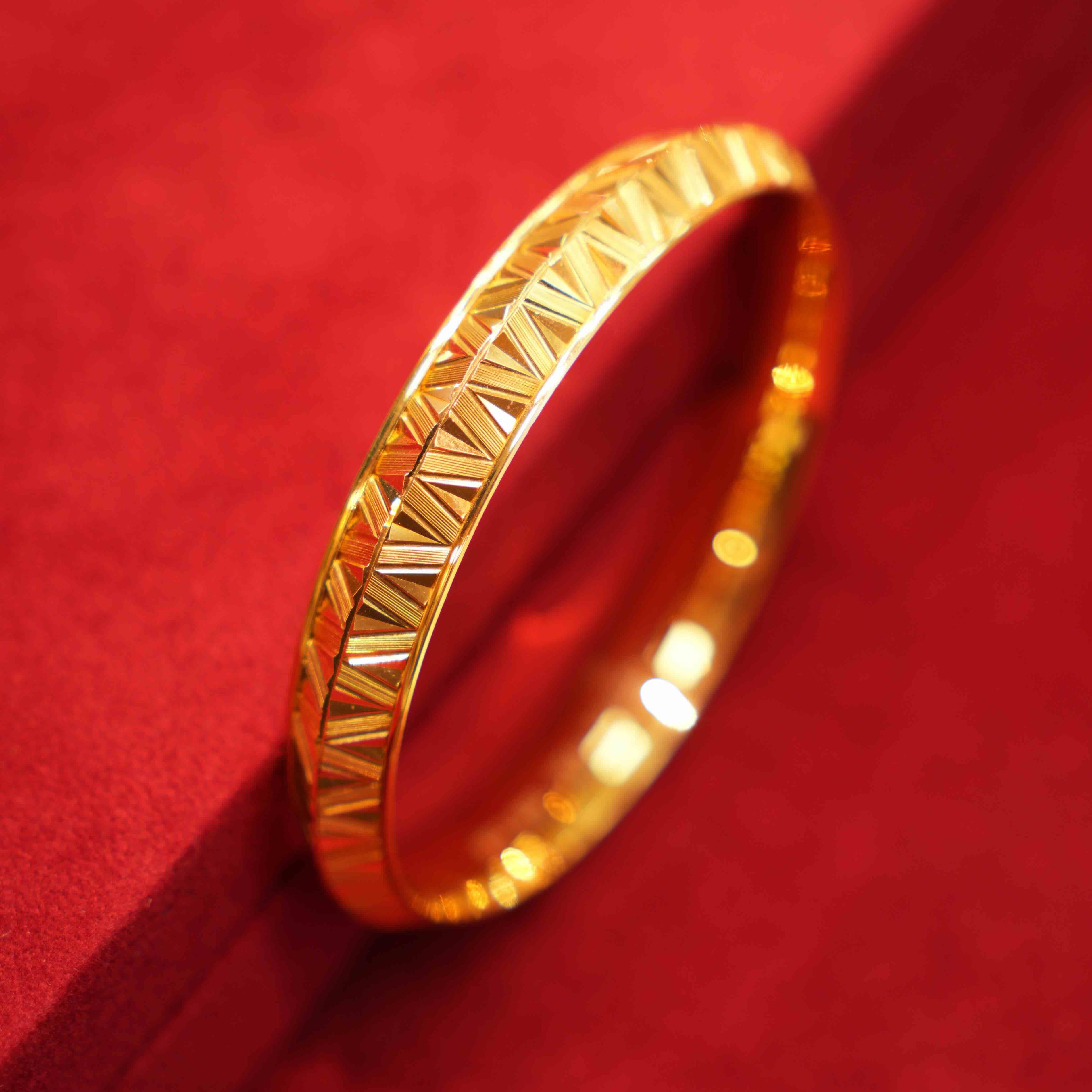 22K Gold Men's Kara