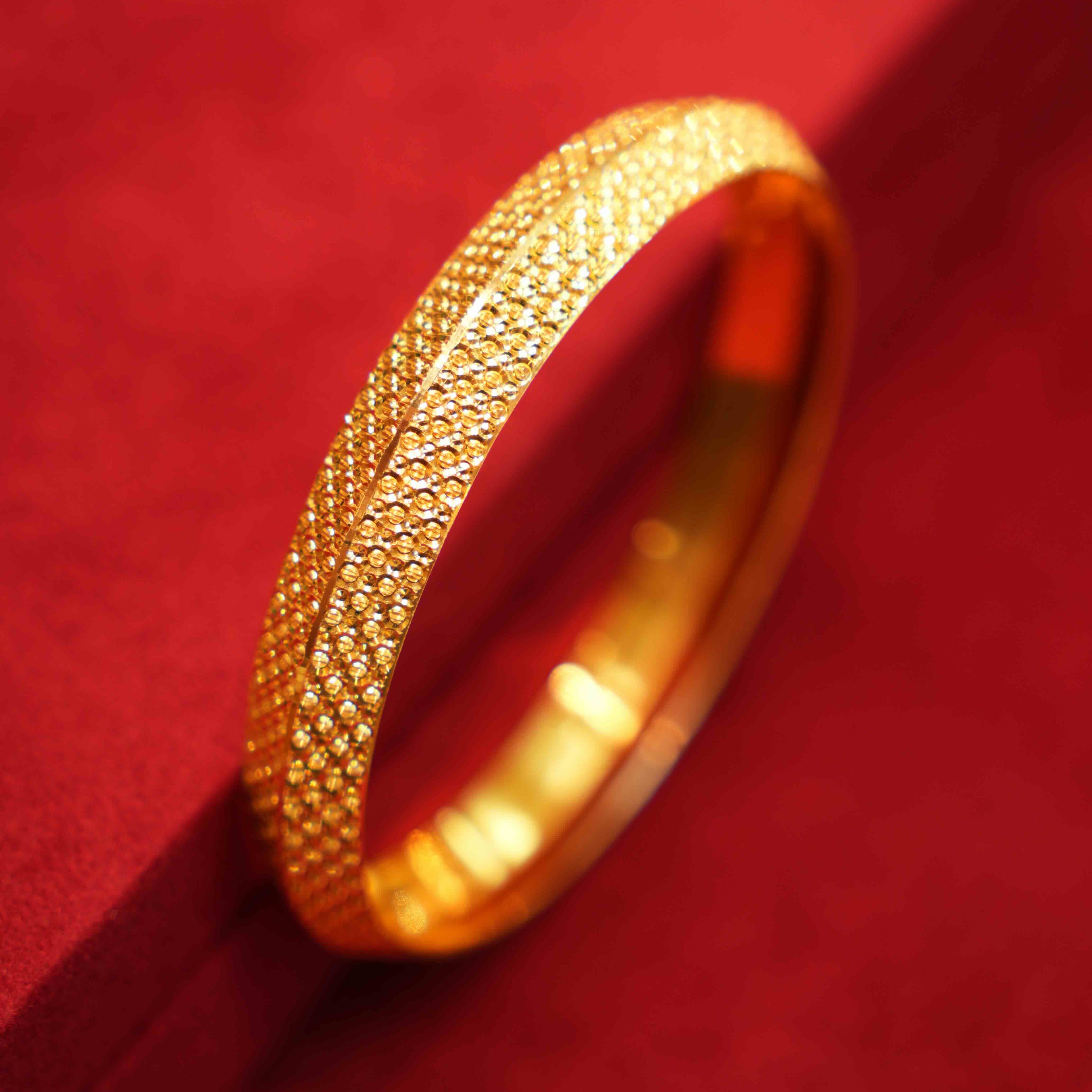 22K Gold Men's Kara