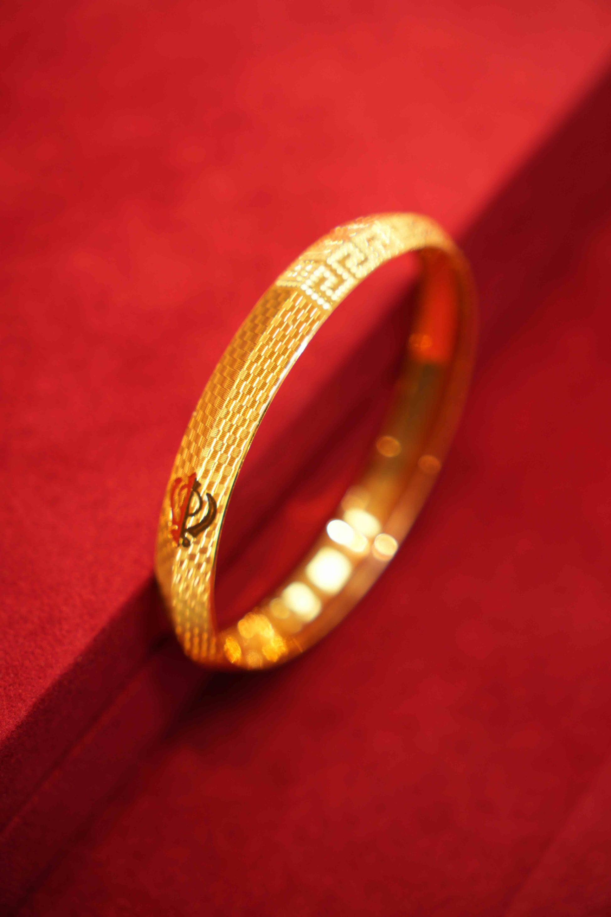 22K Gold Men's Kara