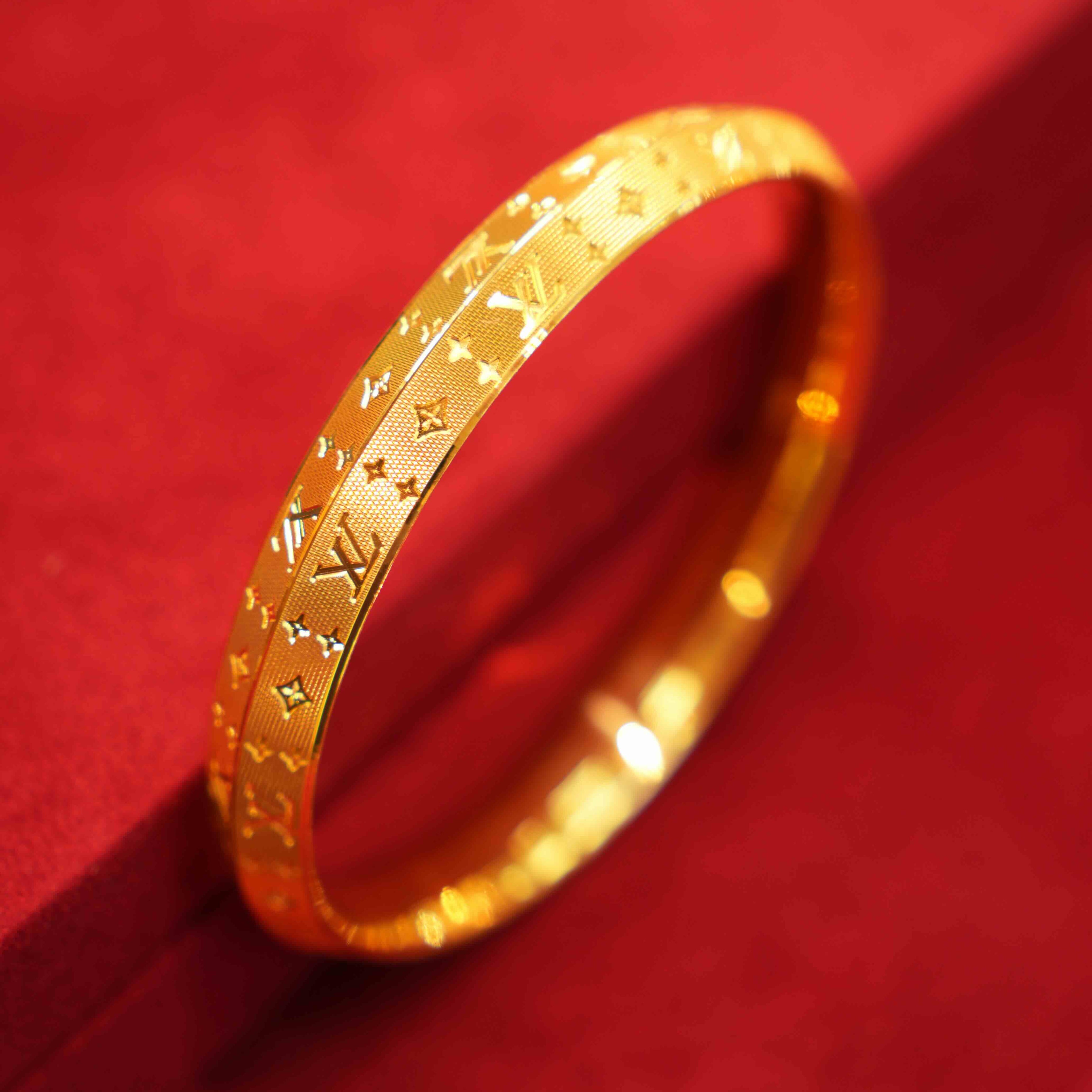 22K Gold Men's Kara