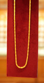 22K Gold Designer Men's Chain (24 Inches)