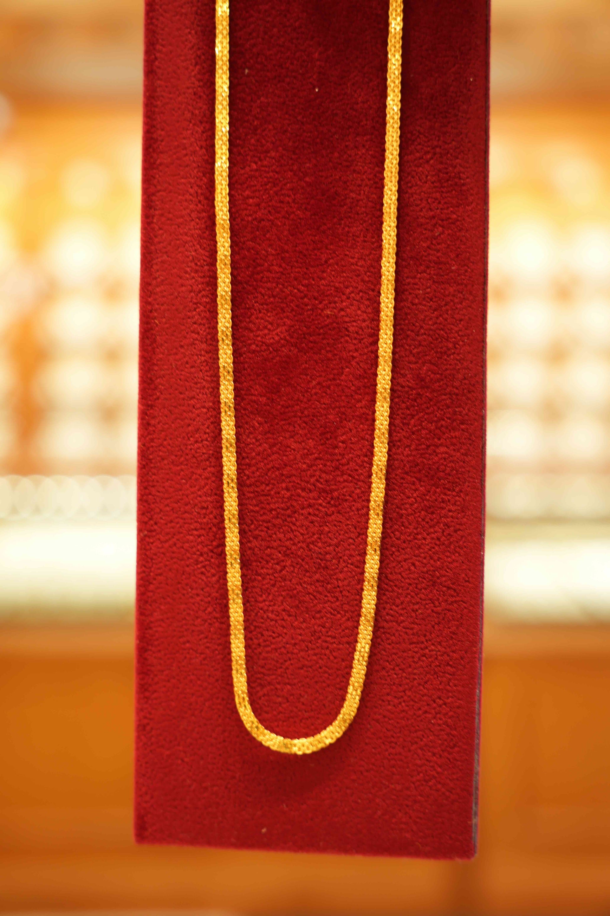 22K Gold Designer Men's Chain (24 Inches)