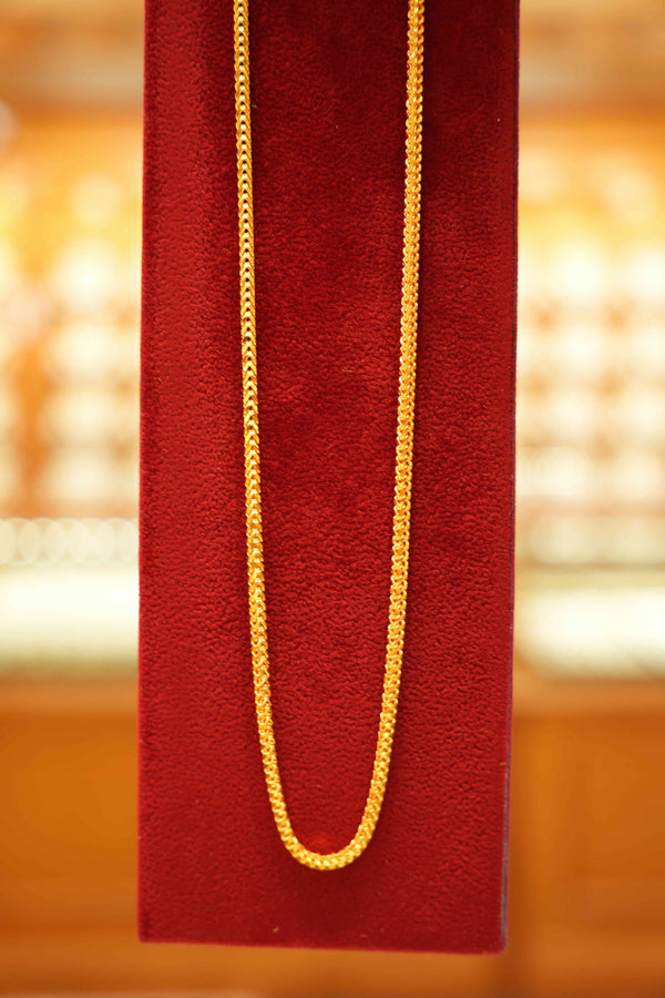 22K Gold Designer Men's Chain (22 Inches)