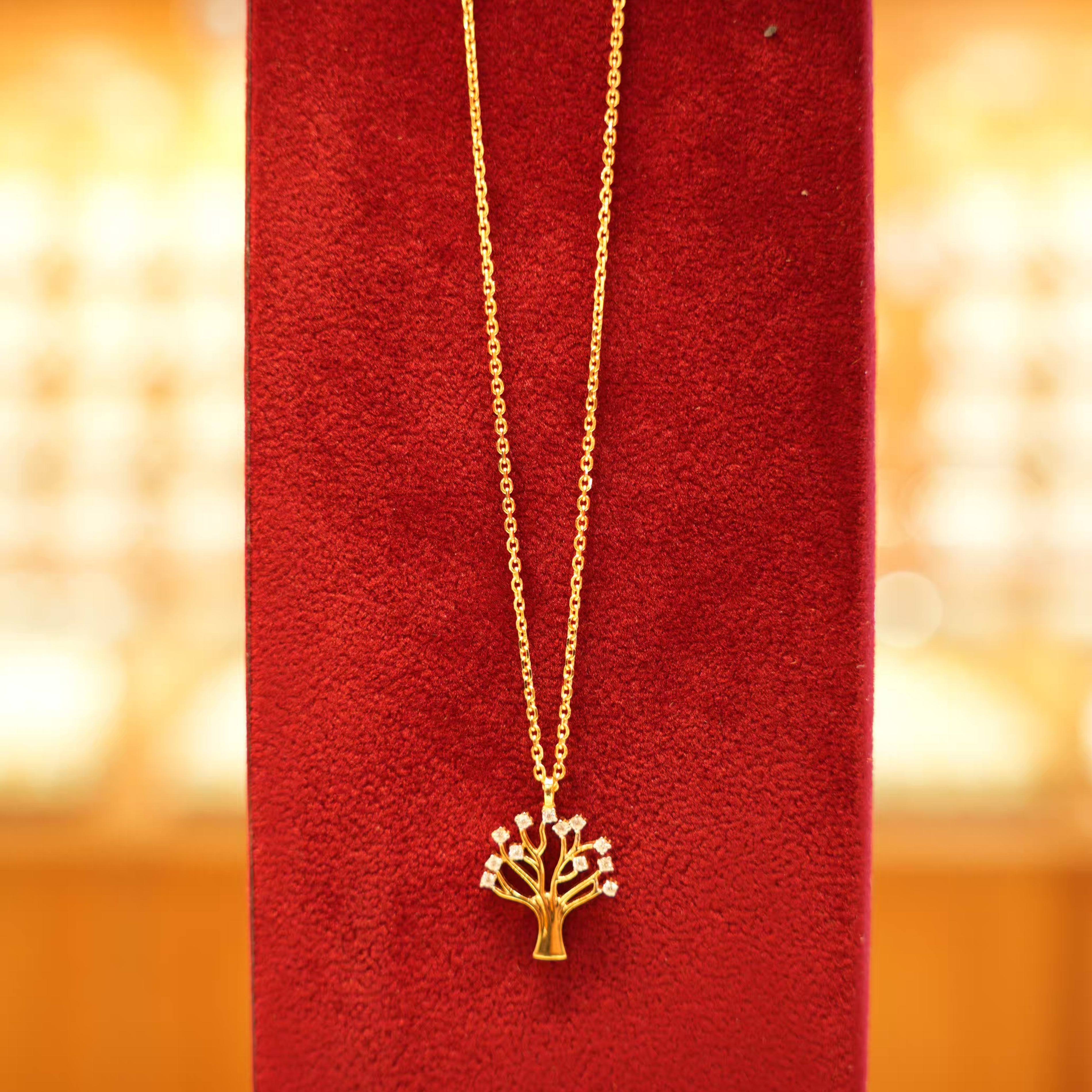 22K Gold Ladies Chain (18 Inches)