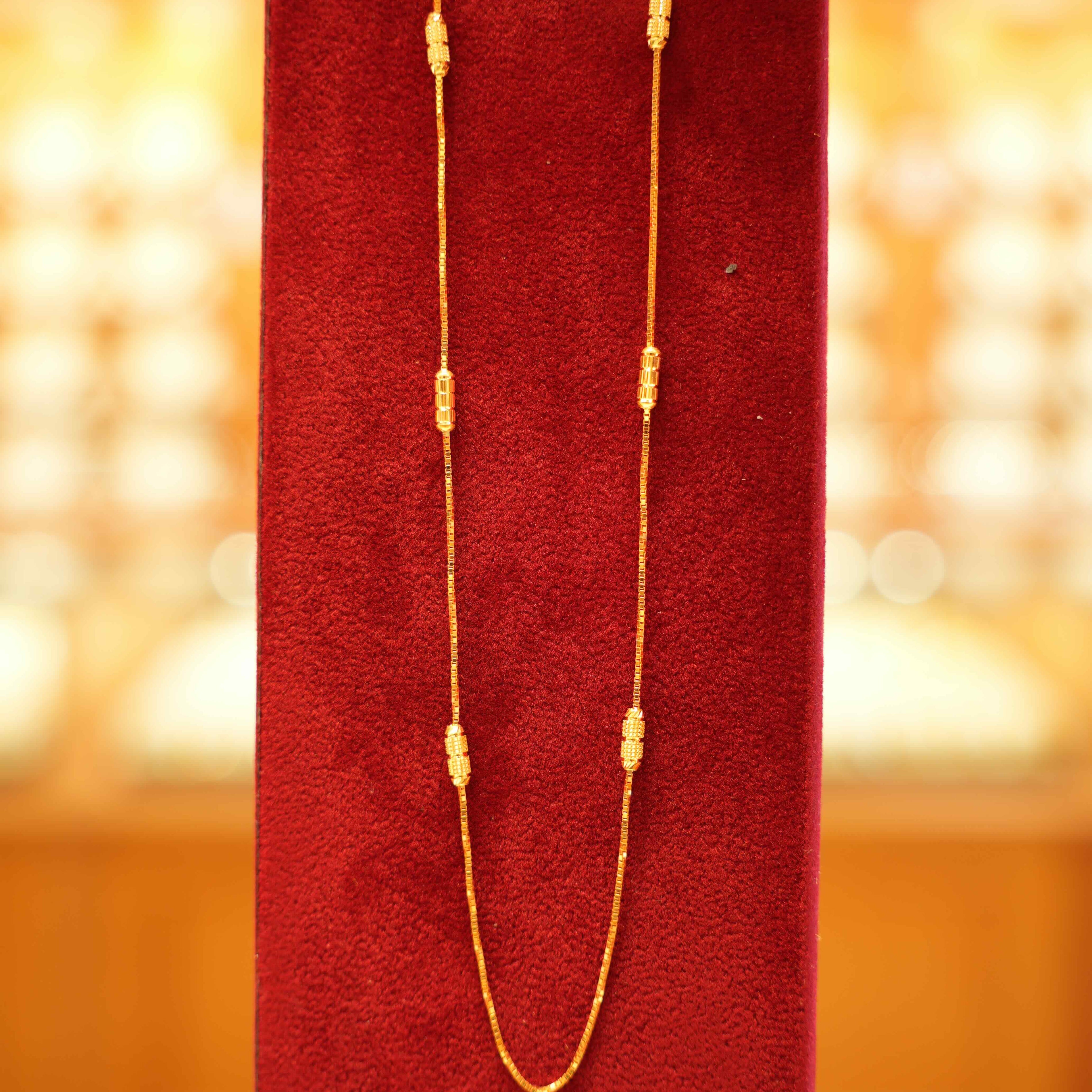 22K Gold Ladies Chain (18 Inches)