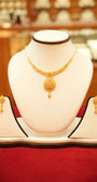 22K Gold Designer Necklace Set