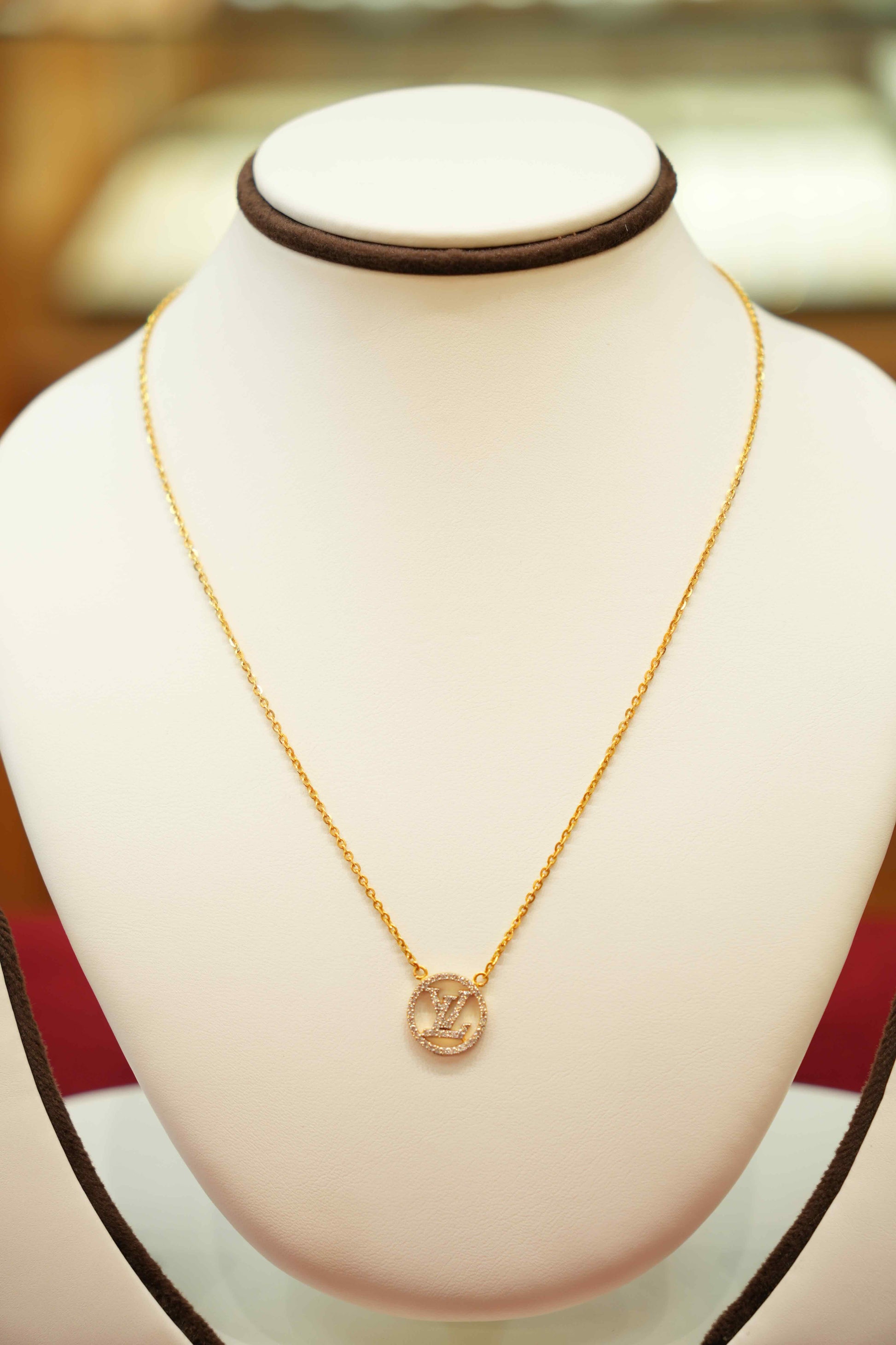 22K Gold Designer Necklace Set