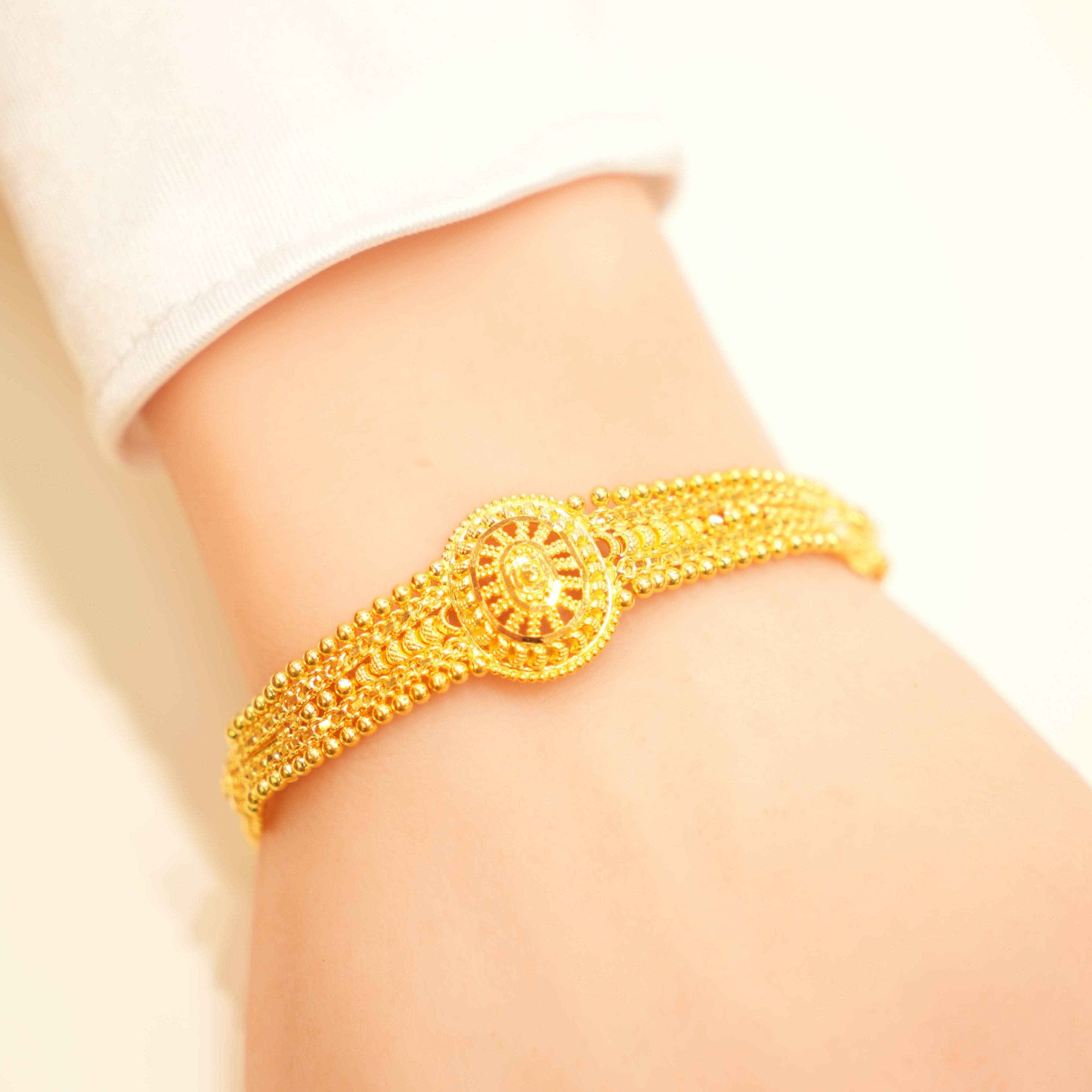 22K Gold Ladies Bracelet