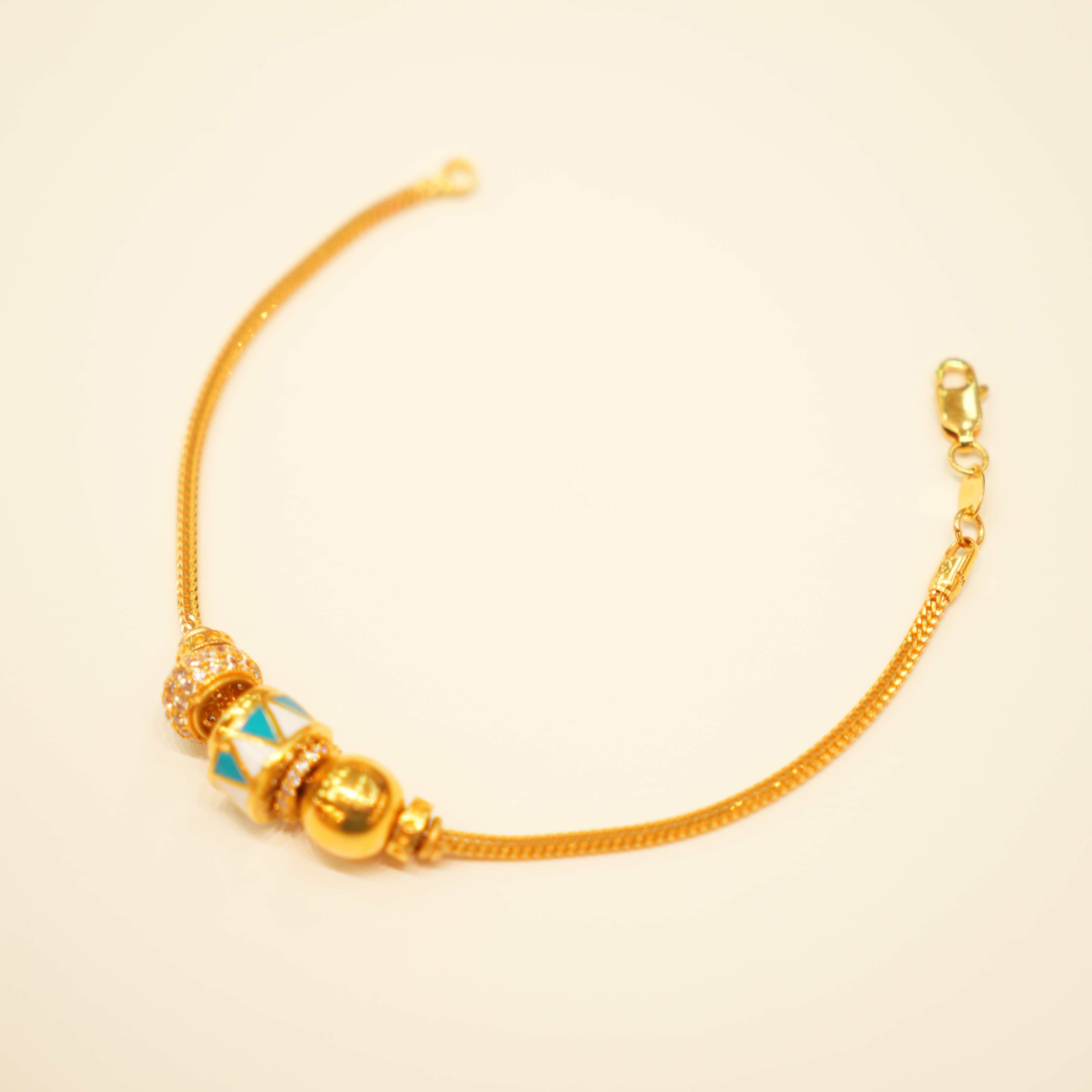 22K Gold Ladies Bracelet
