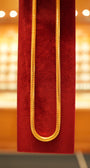 22K Gold Designer Men's Round Chain (20 Inches)