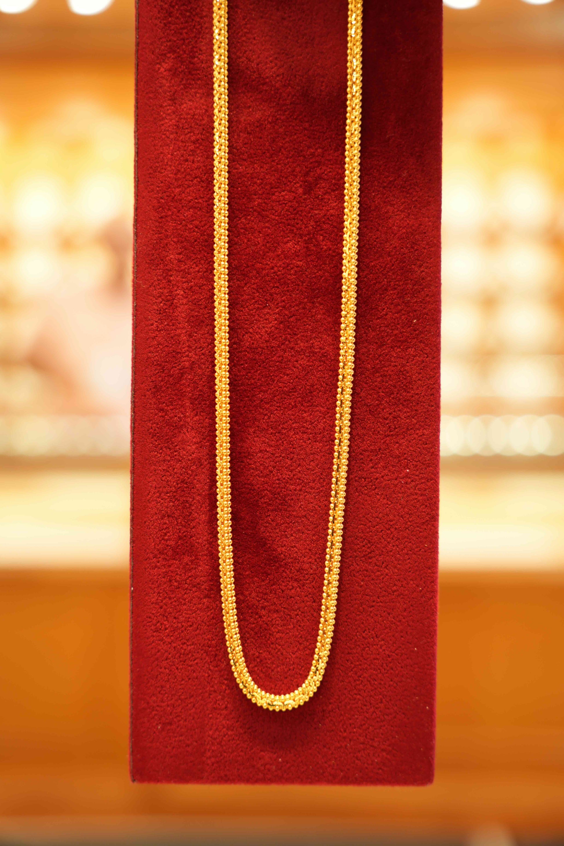 22K Gold Designer Men's Chain (20 Inches)