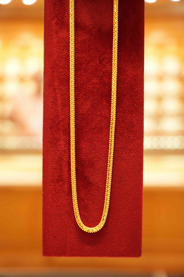 22K Gold Designer Men's Chain (20 Inches)