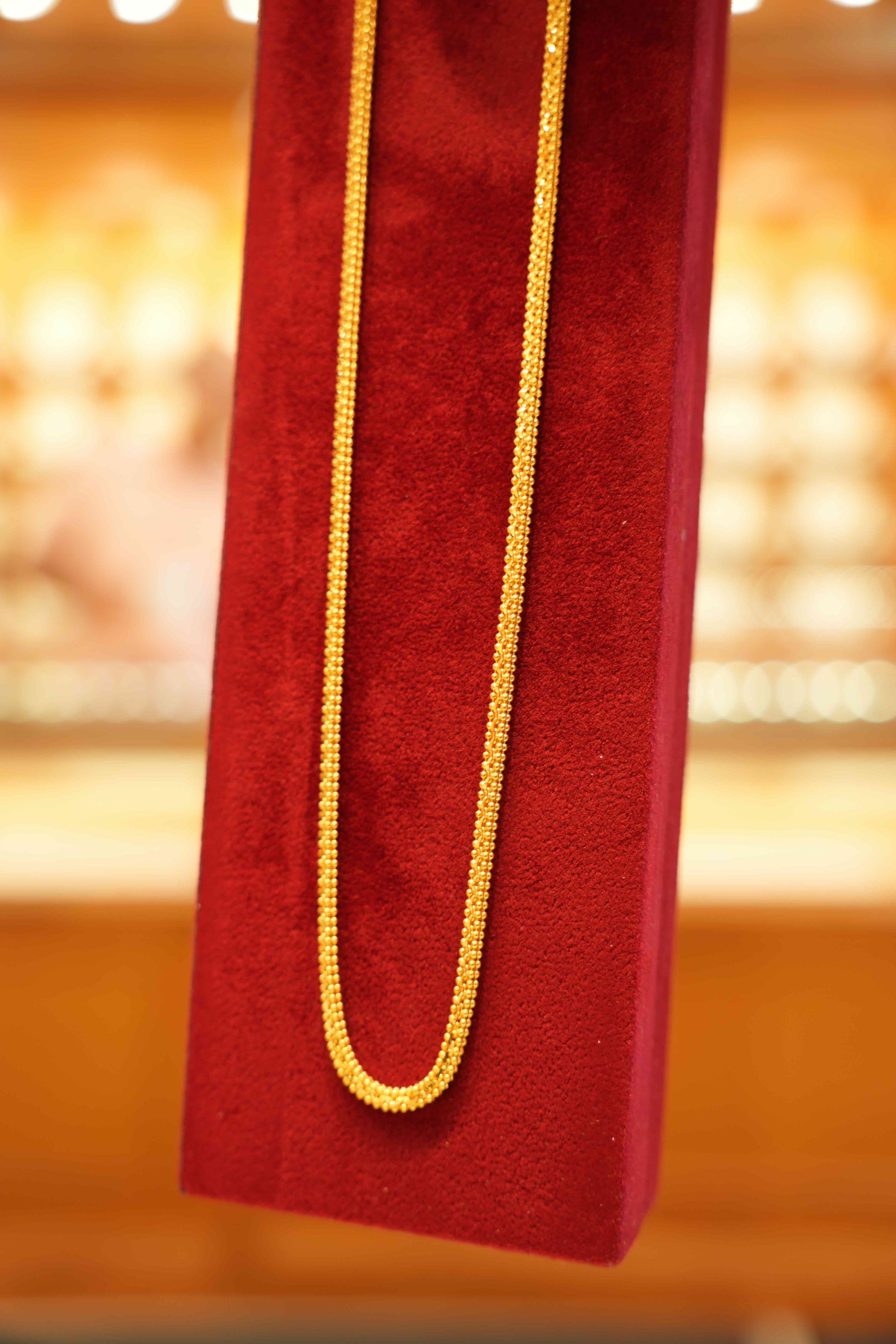 22K Gold Designer Men's Chain (20 Inches)