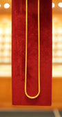 22K Gold Designer Men's Round Chain (22 Inches)
