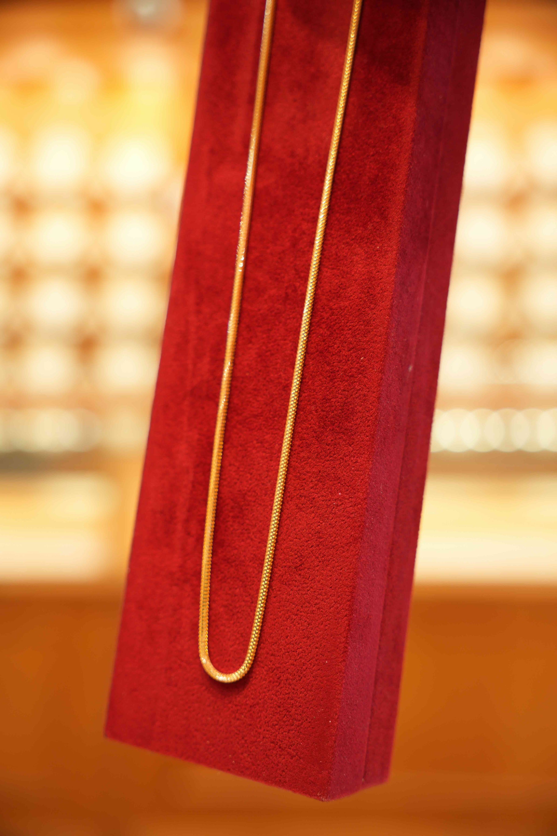 22K Gold Designer Men's Round Chain (22 Inches)