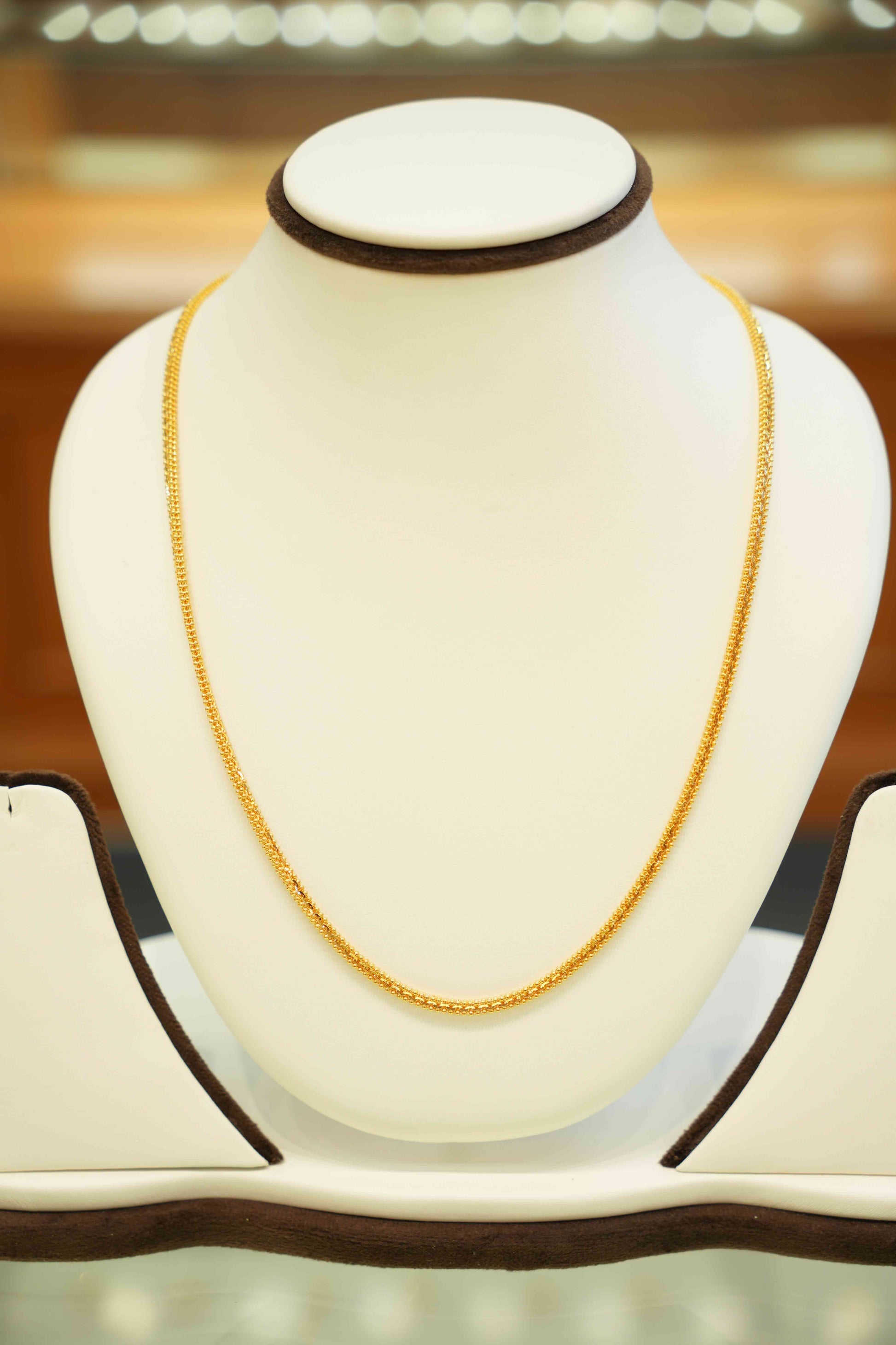 22K Gold Designer Men's Chain (20 Inches)