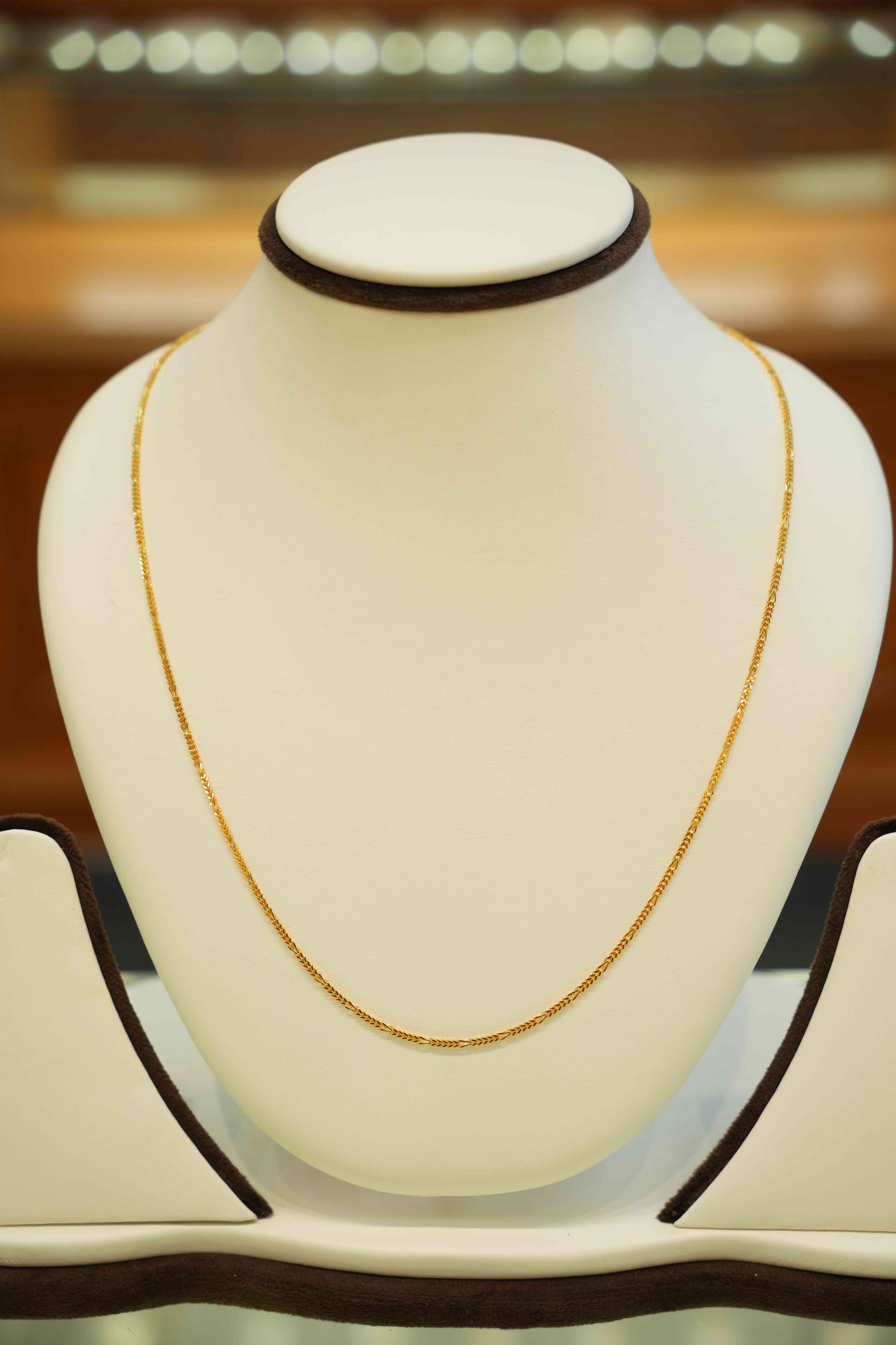 22K Gold Designer Men's Chain (20 Inches)