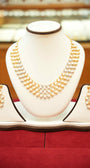22K Gold Designer Necklace Set