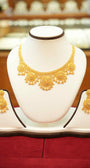22K Gold Designer Necklace Set