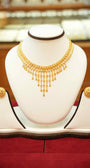 22K Gold Designer Rainfall Choker Set
