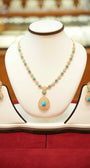 22K Gold Designer Necklace Set