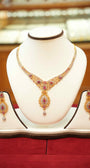 22K Gold Designer Necklace Set