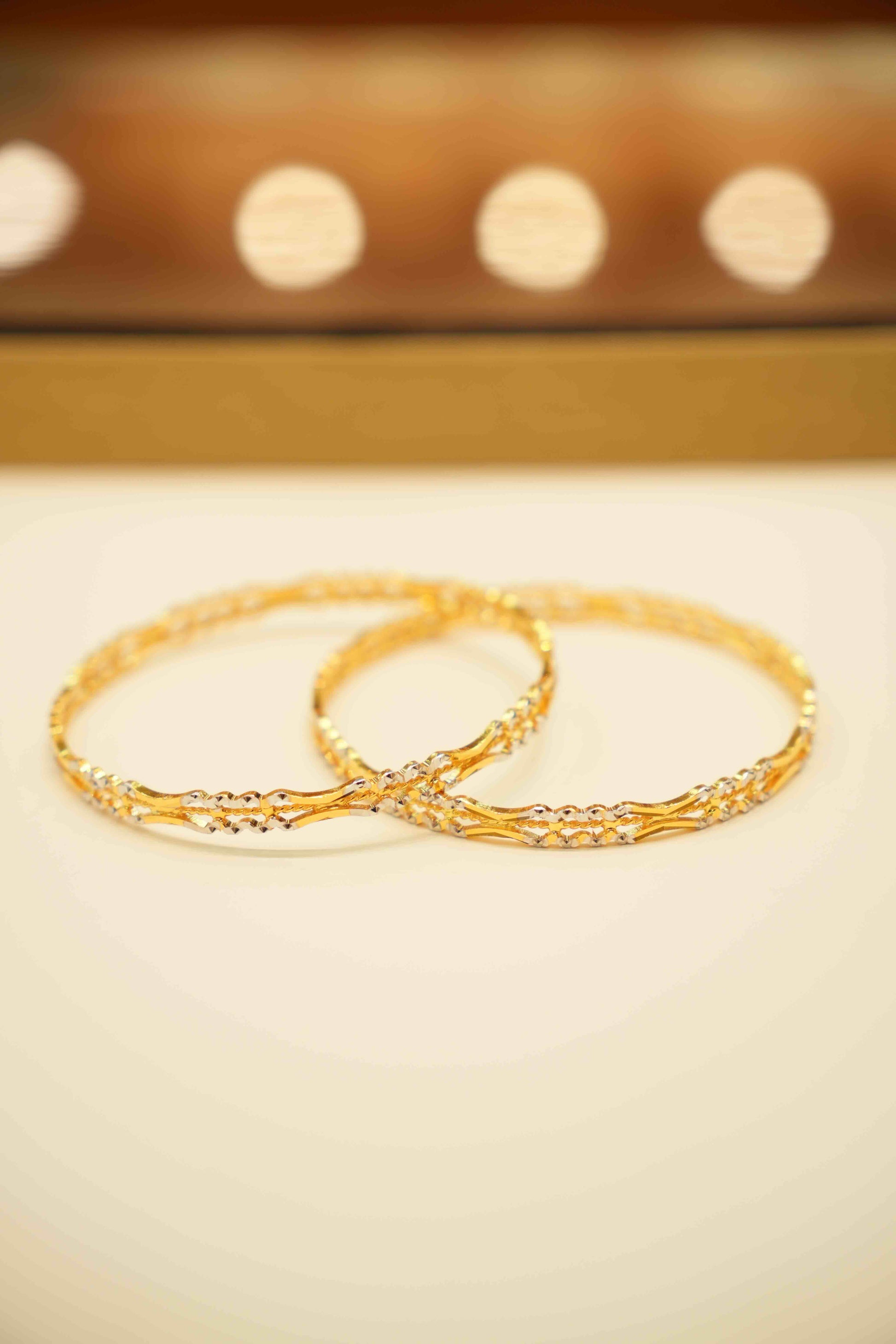 22k Gold Ladies Bangles