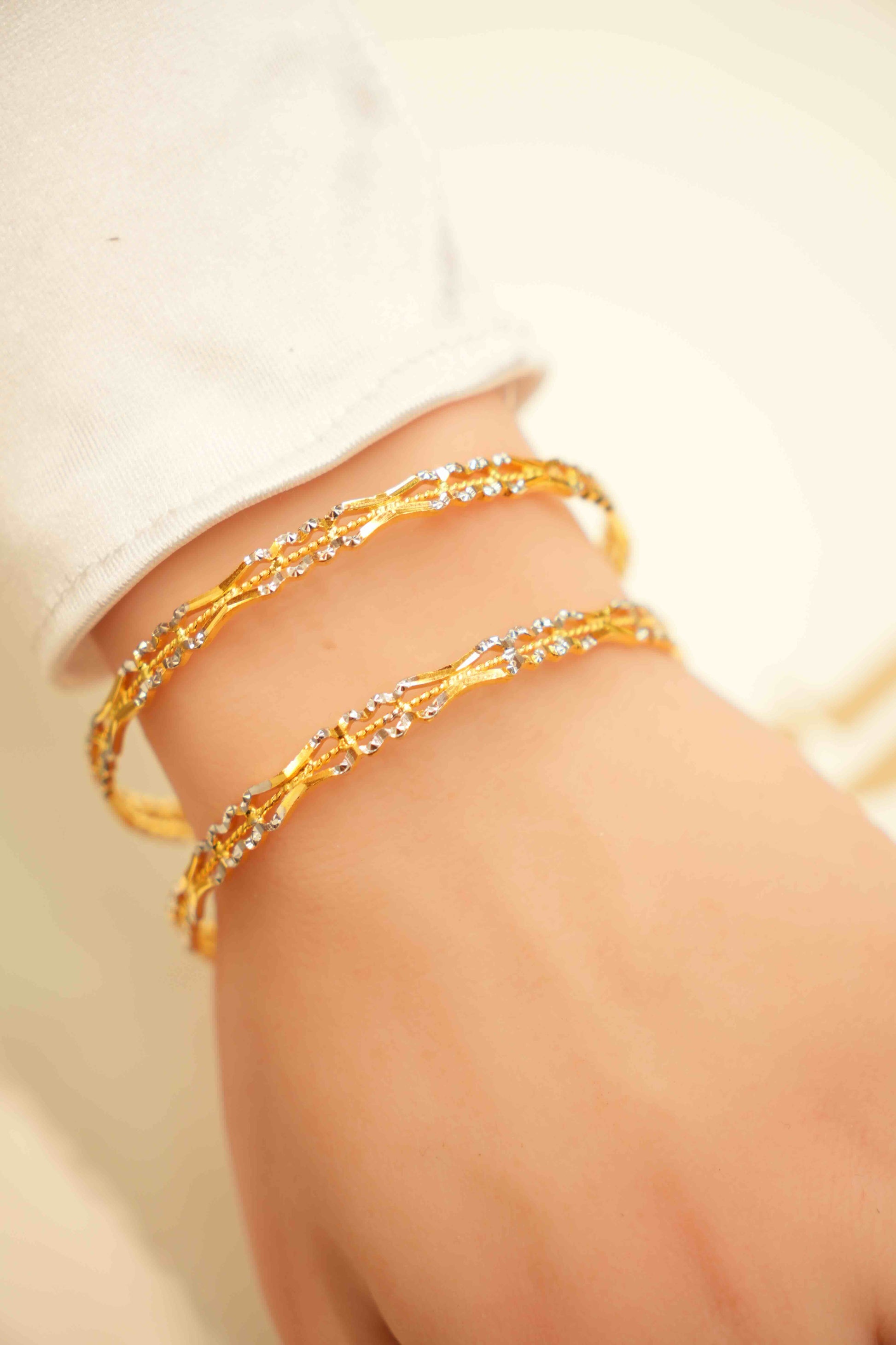22k Gold Ladies Bangles
