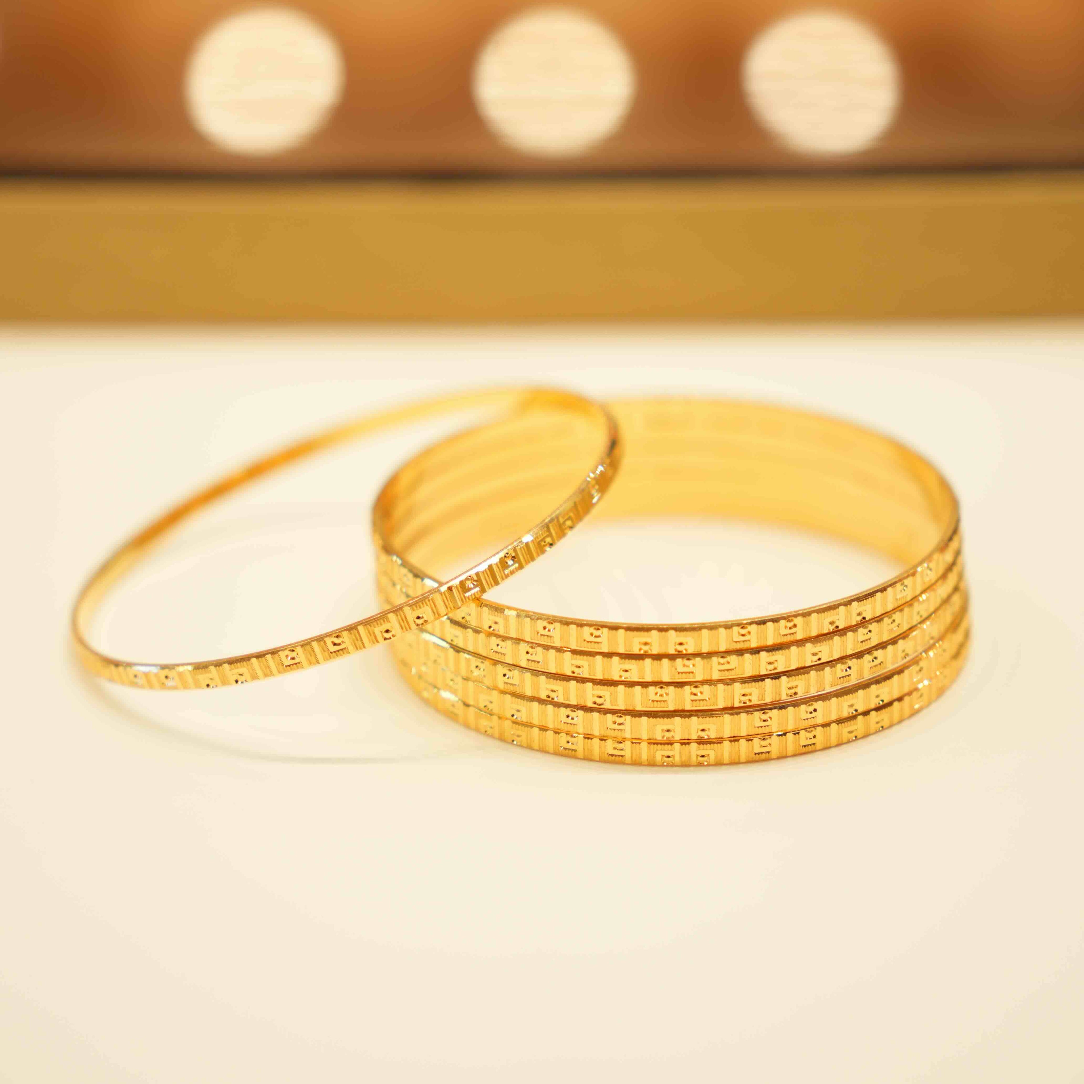 22k Gold Ladies Bangles