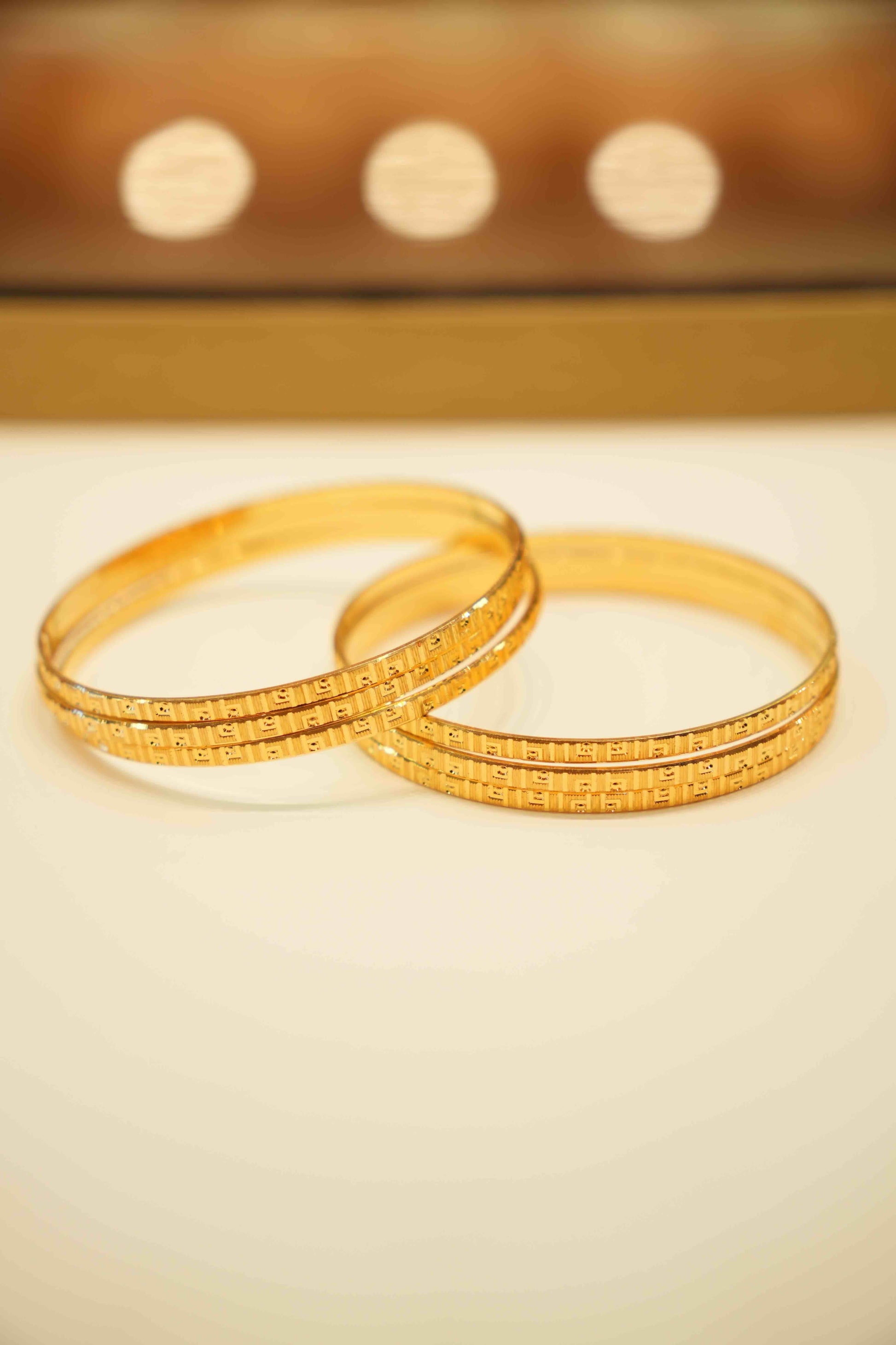 22k Gold Ladies Bangles