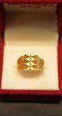 22K Gold Designer Men's Ring