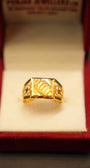 22K Gold Designer Men's Ring