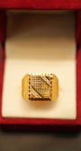 22K Gold Designer Men's Ring
