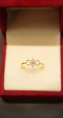 22K Gold Designer Ladies Ring