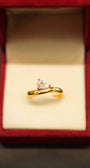 22K Gold Designer Ladies Ring