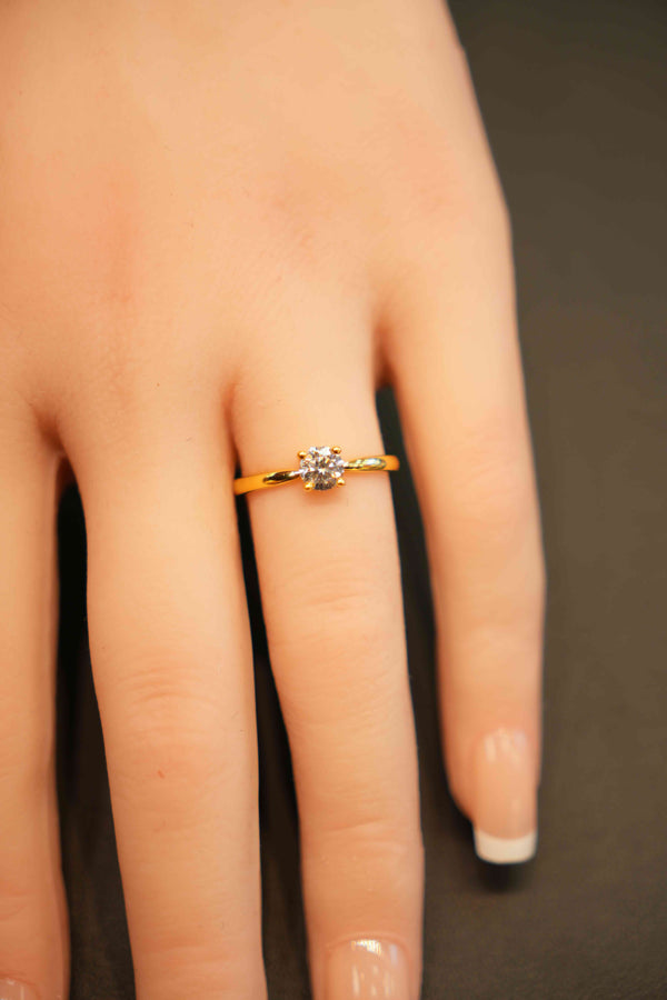 22K Gold Designer Ladies Ring