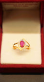 22K Gold Designer Ladies Ring