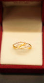 22K Gold Designer Ladies Ring