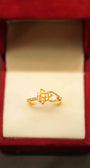 22K Gold Designer Ladies Ring