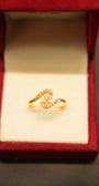 22K Gold Designer Ladies Ring