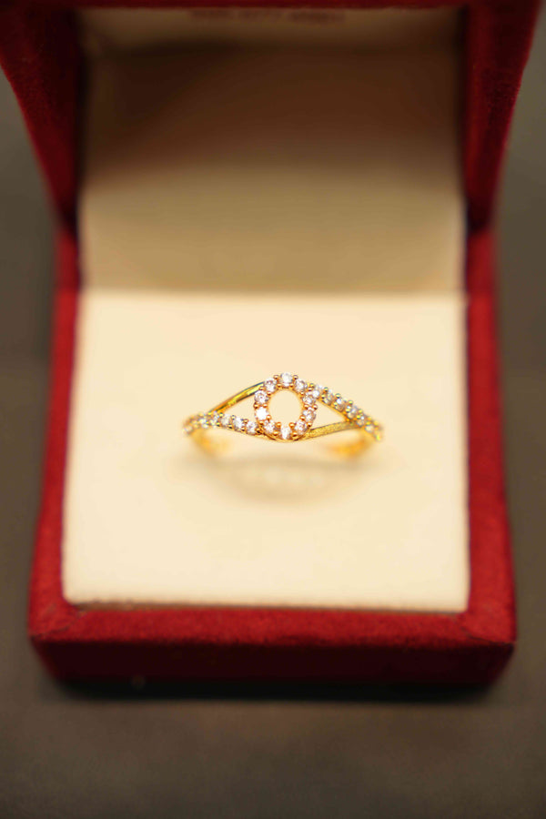 22K Gold Designer Ladies Ring
